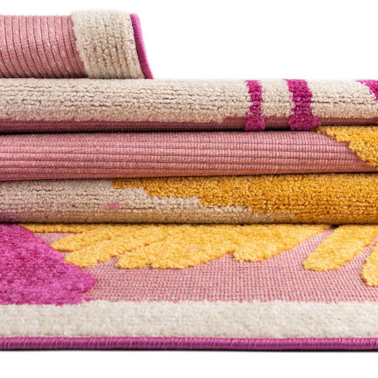 Detail image of 3' 3 x 3' 3 Easy-Clean Aruba Indoor / Outdoor Round Rug