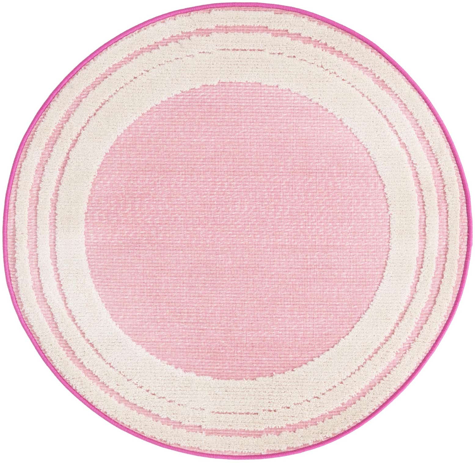 3' 3 x 3' 3 Easy-Clean Aruba Indoor / Outdoor Round Rug