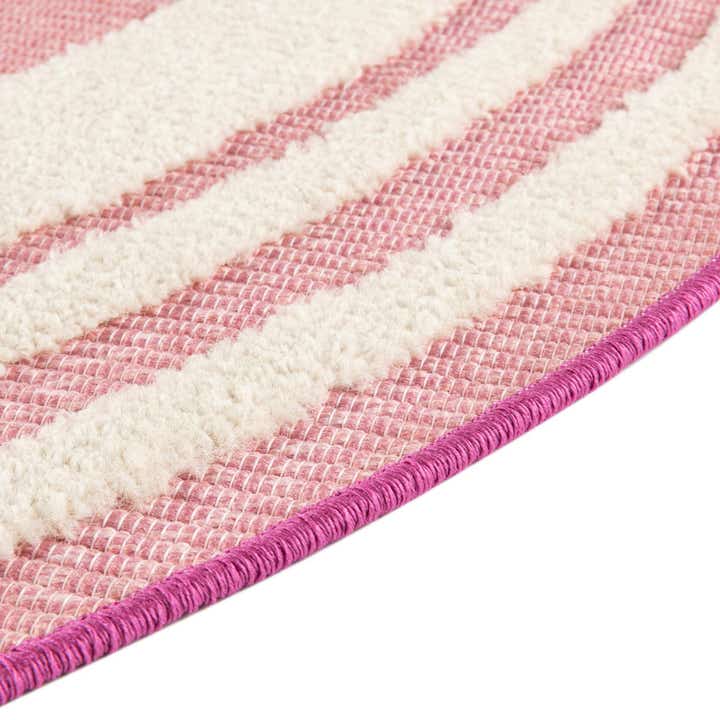 5' 3 x 5' 3 Easy-Clean Aruba Indoor / Outdoor Round Rug