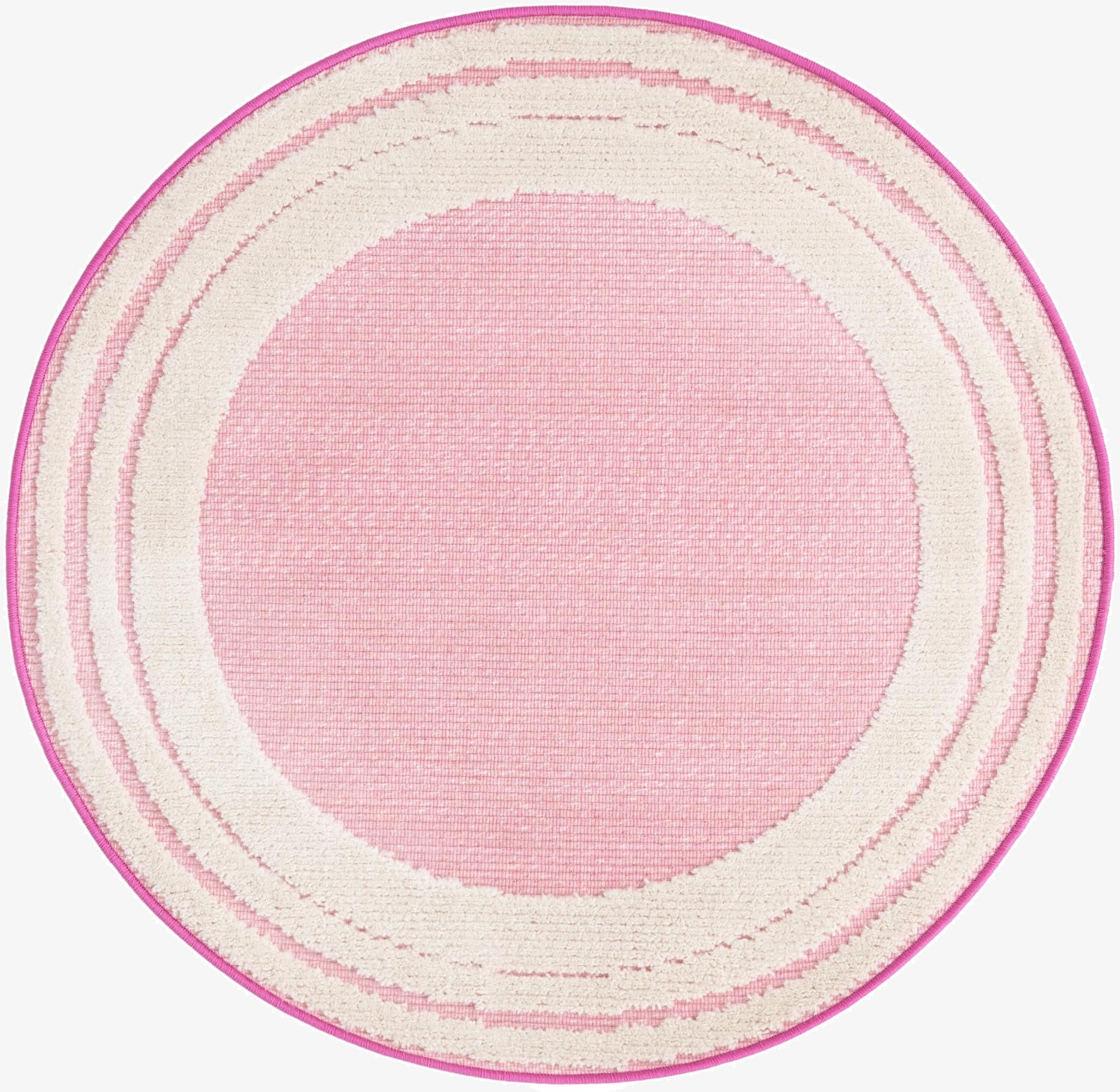 3' 3 x 3' 3  Washable Aruba Indoor / Outdoor Round Rug