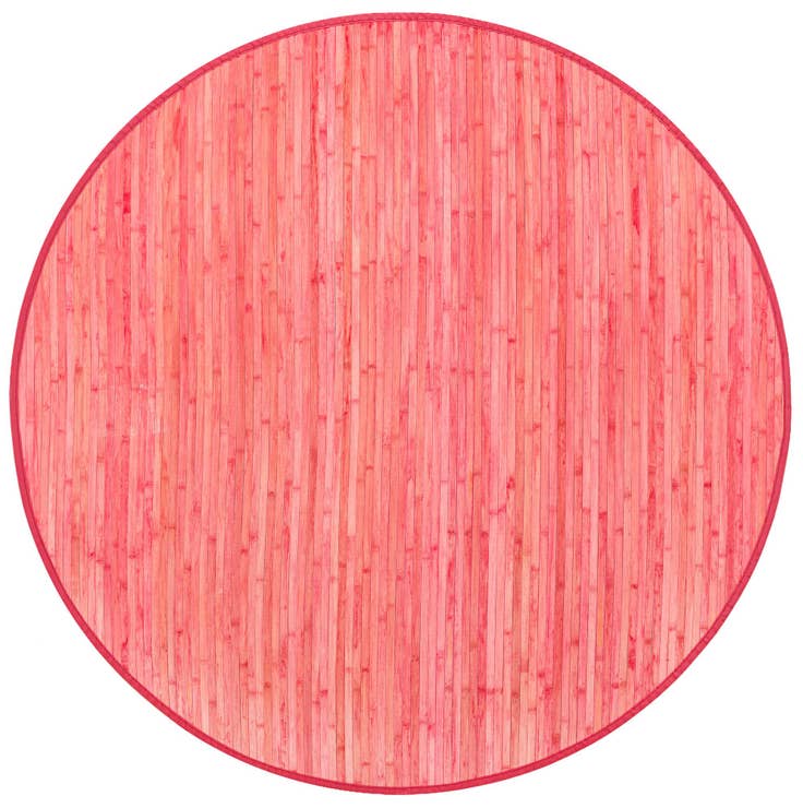Detail image of 5' 3 x 5' 3 Bamboo Round Rug