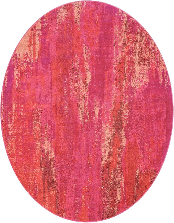 Detail image of 8' x 8' Washable Barcelona Round Rug
