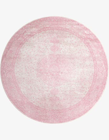 Pink Bexley Round Rug