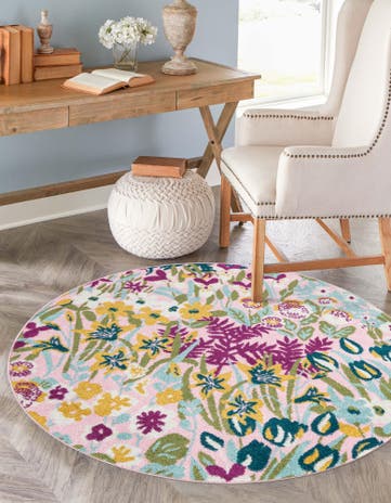 7' x 7' Bloom Round Rug