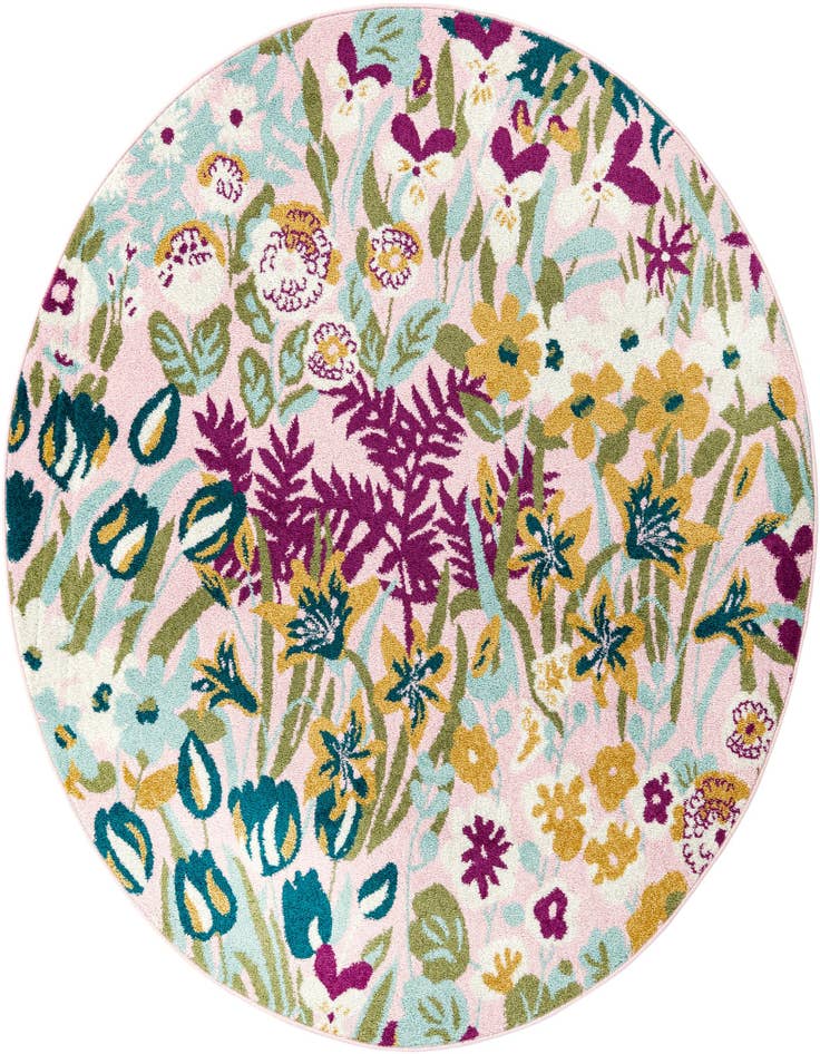 Detail image of 6' x 6' Bloom Round Rug