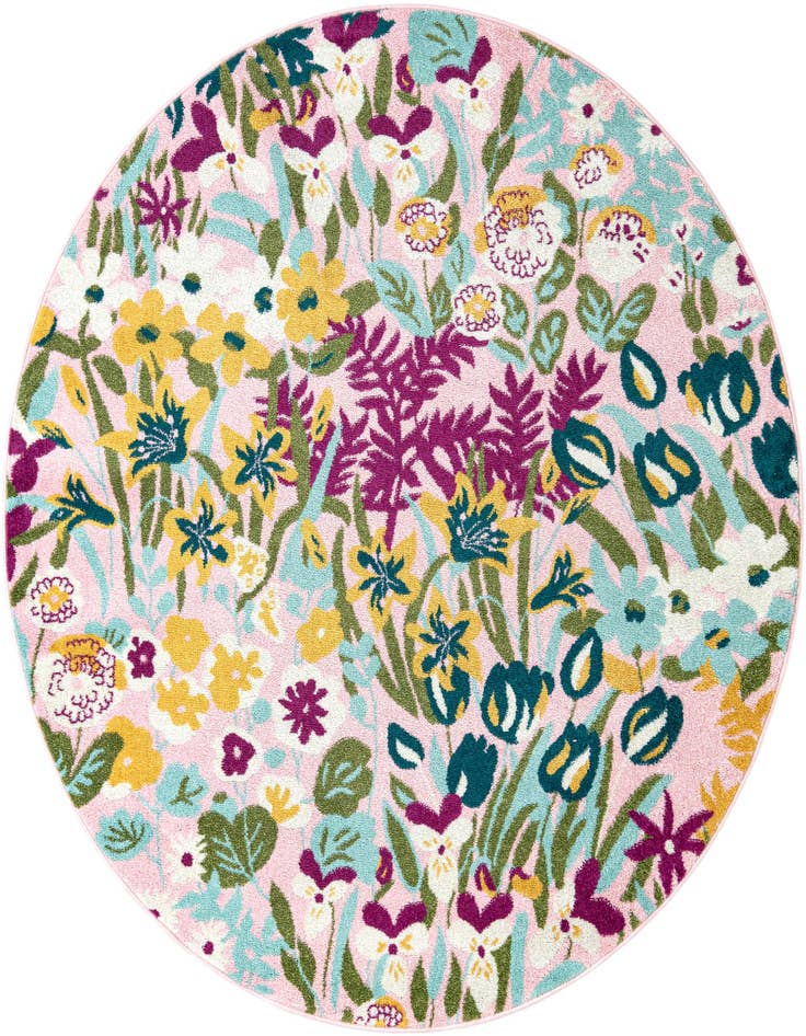 Detail image of 7' 10 x 7' 10 Bloom Round Rug