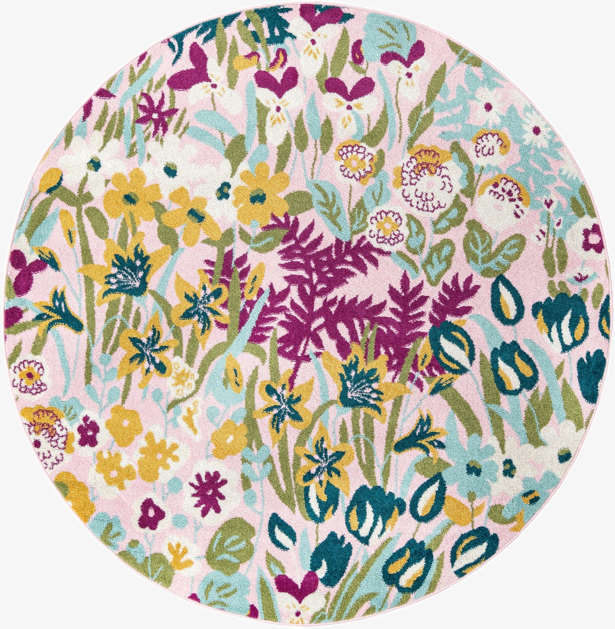 7' x 7' Bloom Round Rug