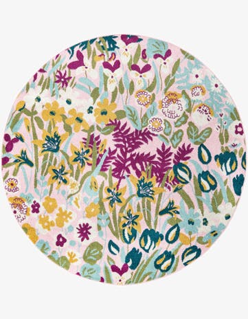 7' x 7' Bloom Round Rug