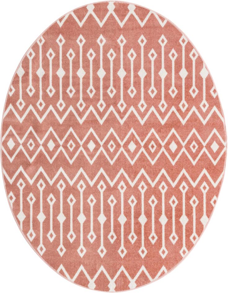 Detail image of 3' x 3' Bohemian Trellis Round Rug