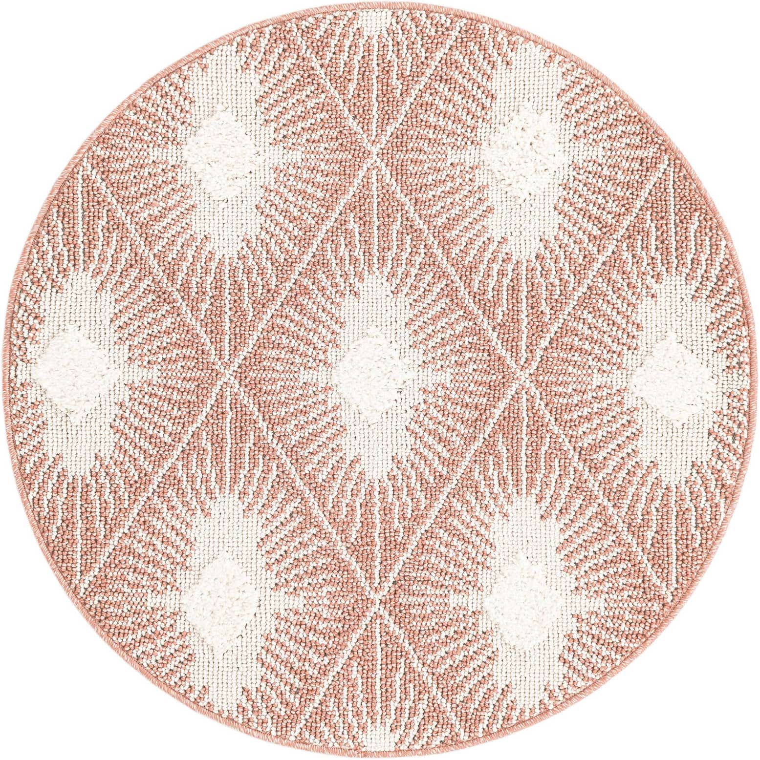 3' 3 x 3' 3 Boho Round Rug