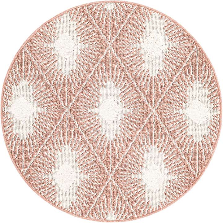 3' 3 x 3' 3 Boho Round Rug