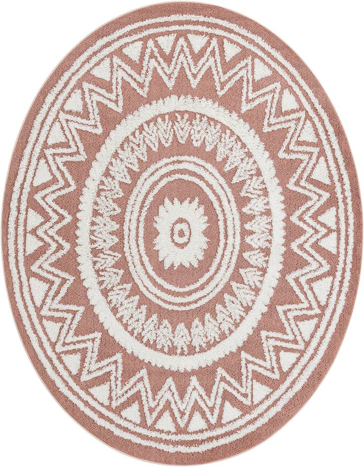 Detail image of 7' 10 x 7' 10 Boho Round Rug