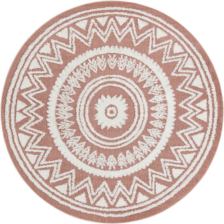 Detail image of 7' 10 x 7' 10 Boho Round Rug