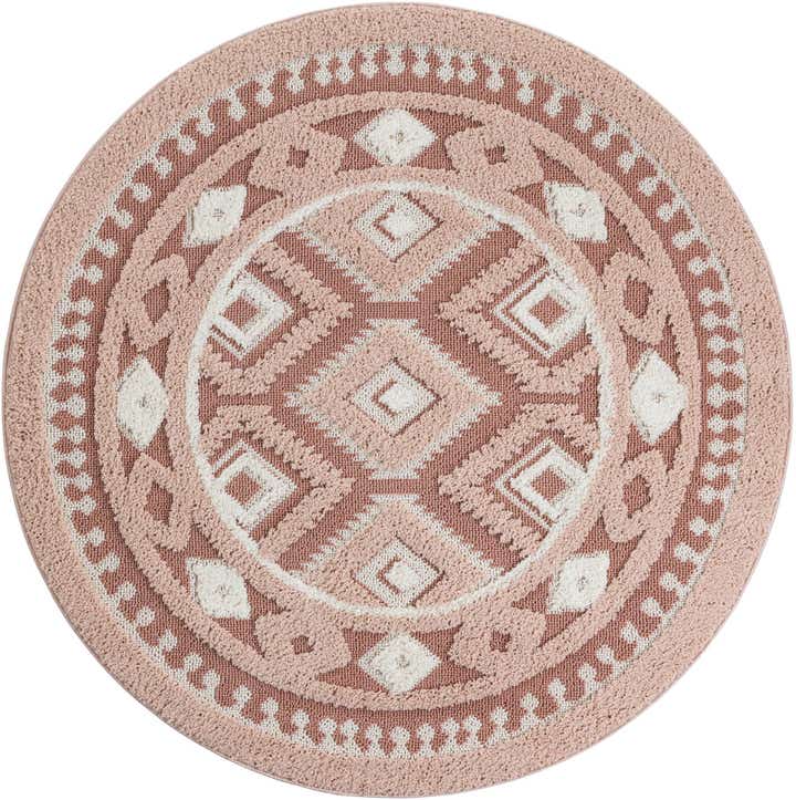 5' 3 x 5' 3 Boho Round Rug