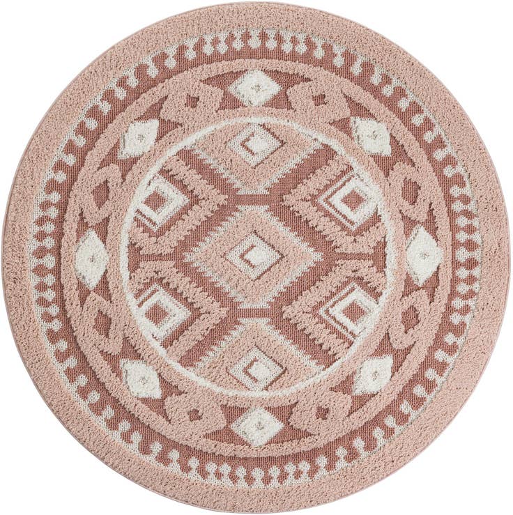 Detail image of 5' 3 x 5' 3 Boho Round Rug