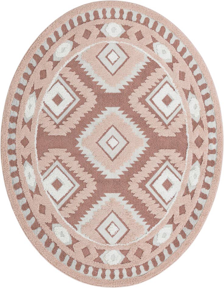 Detail image of 7' 10 x 7' 10 Boho Round Rug