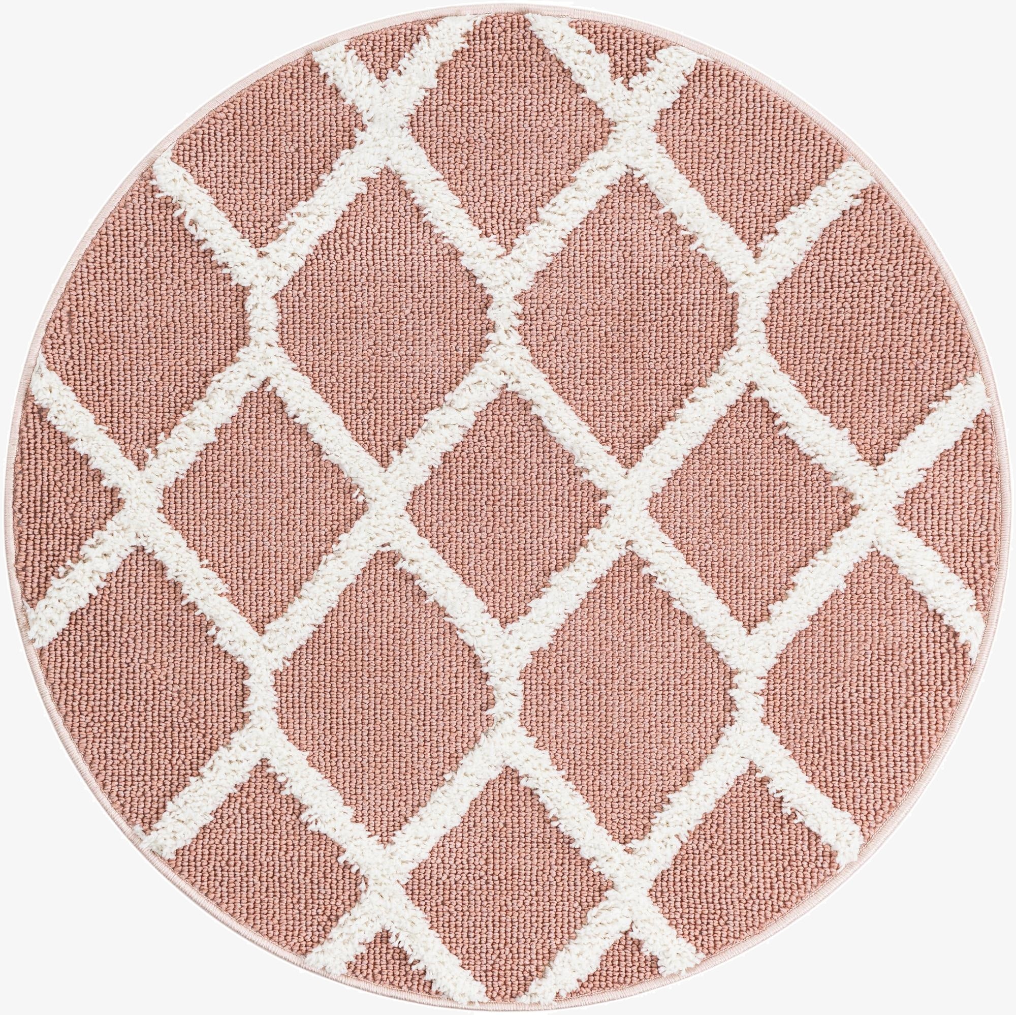 3' 3 x 3' 3 Boho Round Rug