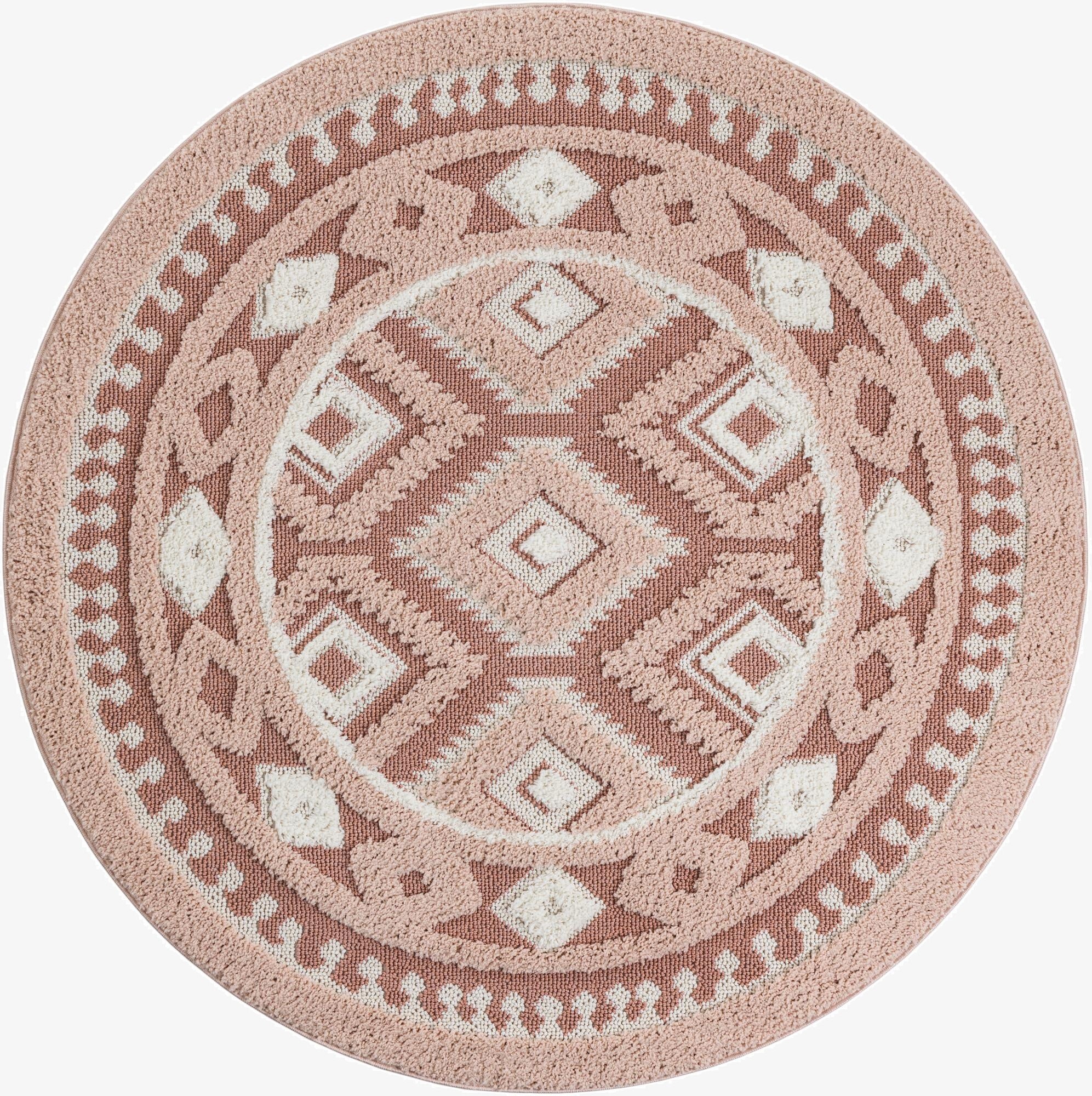 5' 3 x 5' 3 Boho Round Rug
