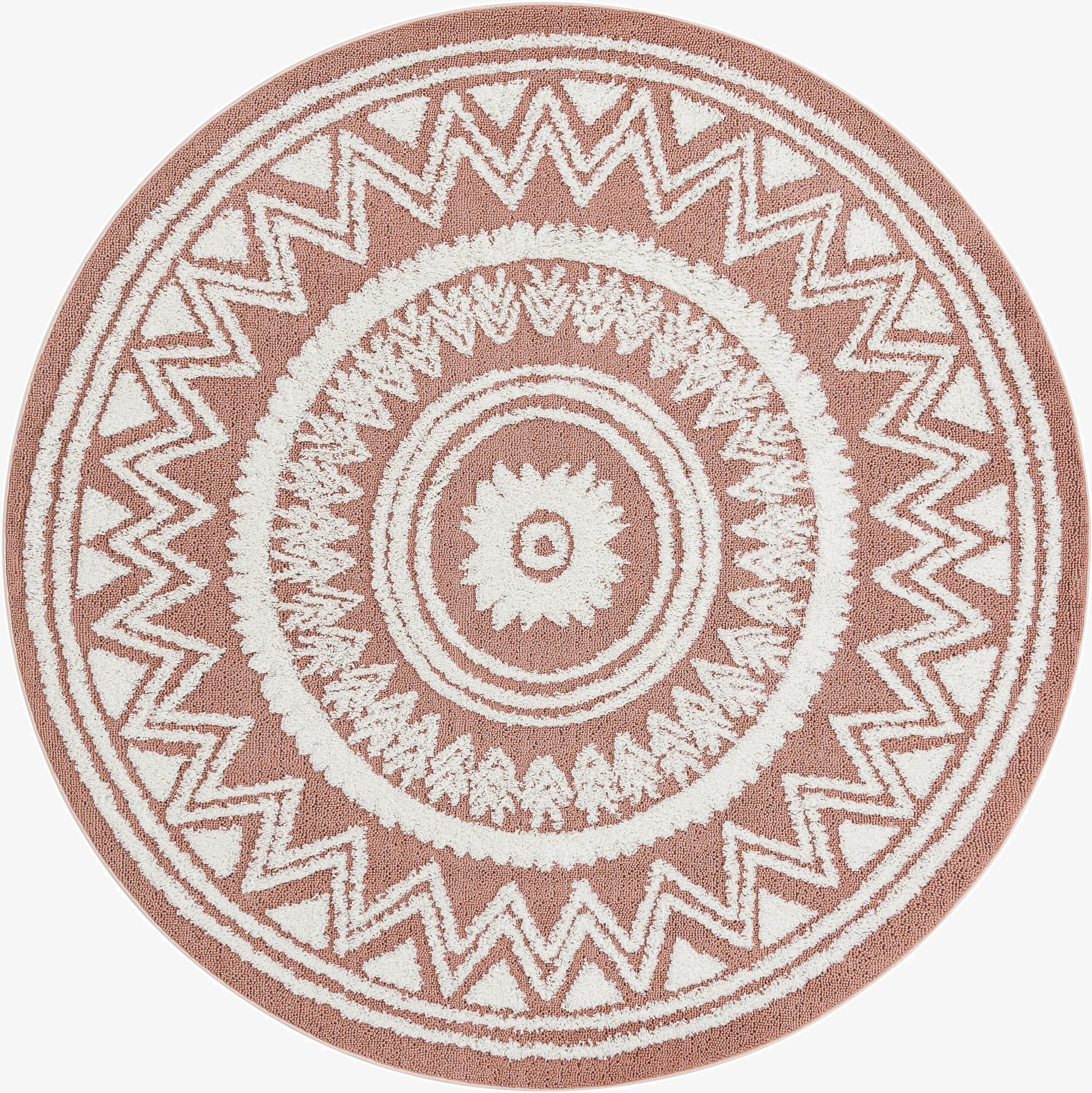 7' 10 x 7' 10 Boho Round Rug