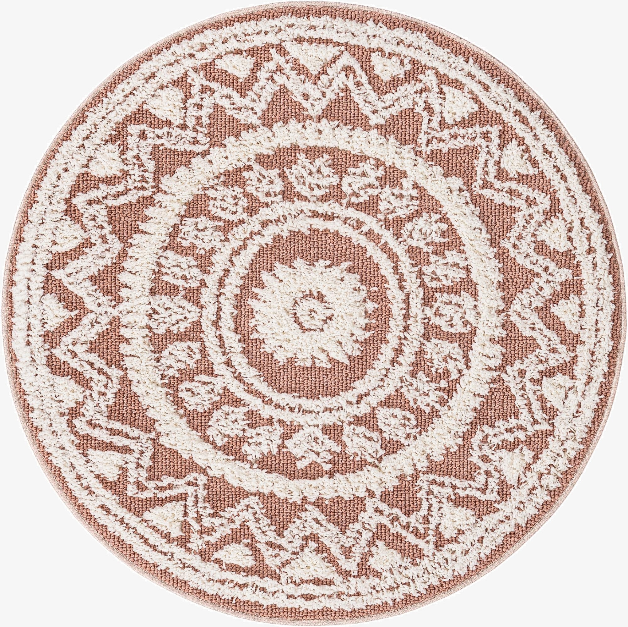 3' 3 x 3' 3 Boho Round Rug