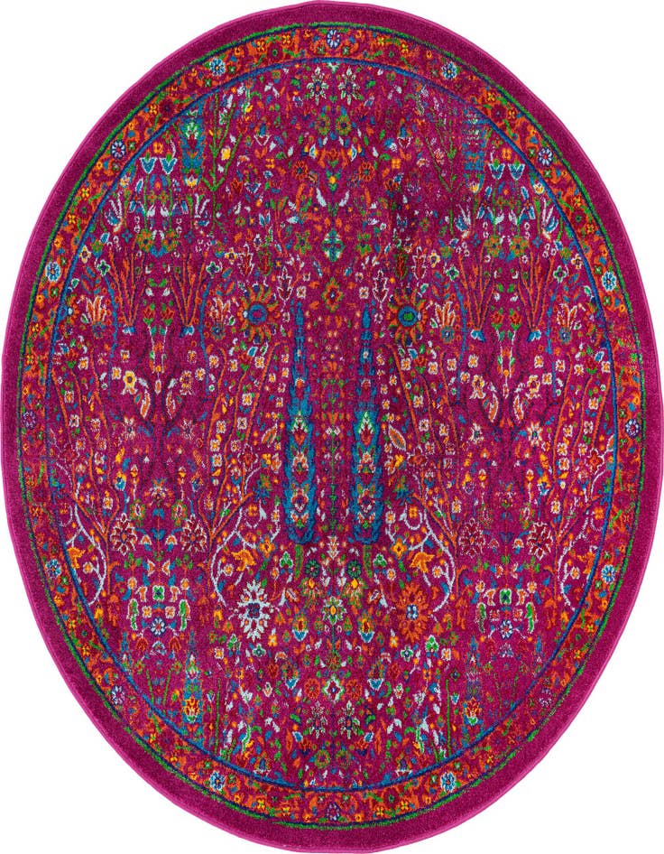 Detail image of 5' 3 x 5' 3 Calypso Round Rug