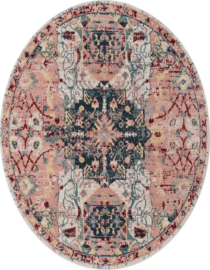 Detail image of 10' 2 x 10' 2 Charleston Round Rug