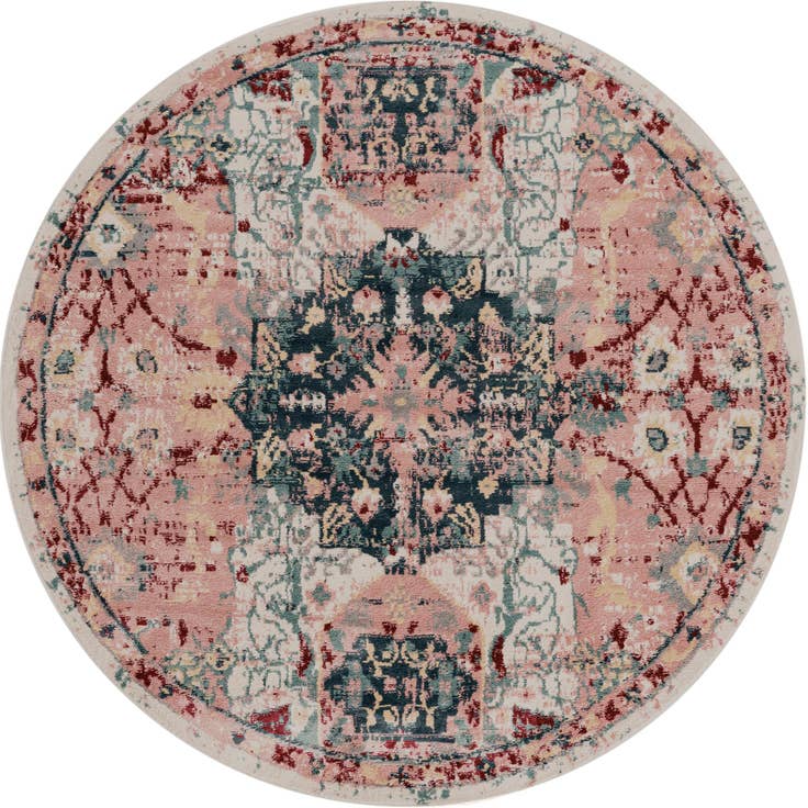 Detail image of 7' x 7' Charleston Round Rug