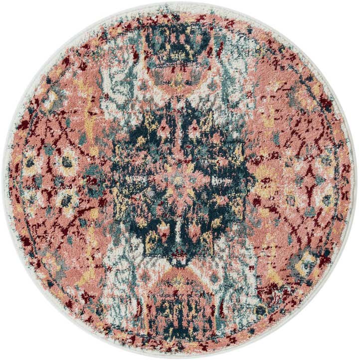 3' 3 x 3' 3 Charleston Round Rug