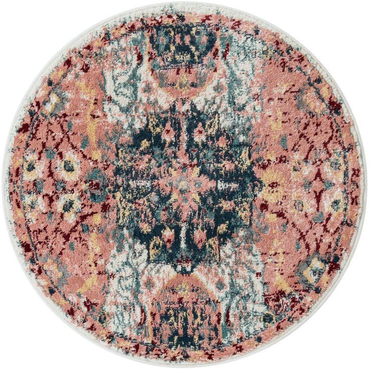 Detail image of 3' 3 x 3' 3 Charleston Round Rug
