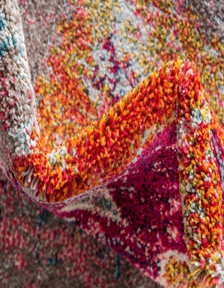 Detail image of 8' x 8' Washable El Paso Round Rug