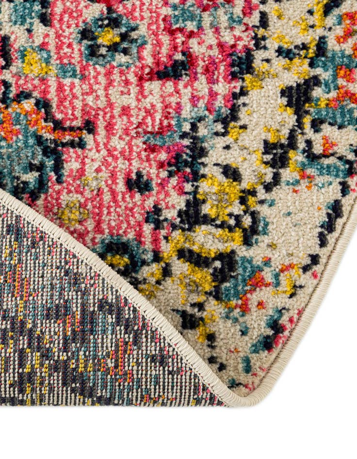 Detail image of 5' 3 x 5' 3 Washable El Paso Round Rug