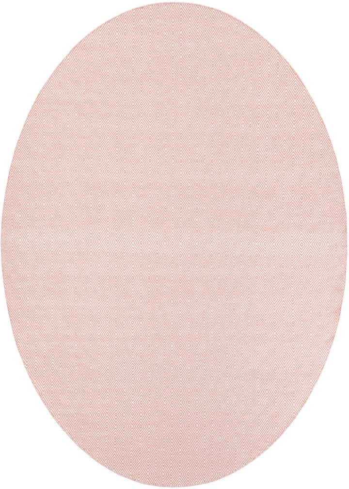 10' x 10' Hand Woven Geo Trellis Flatweave Round Rug
