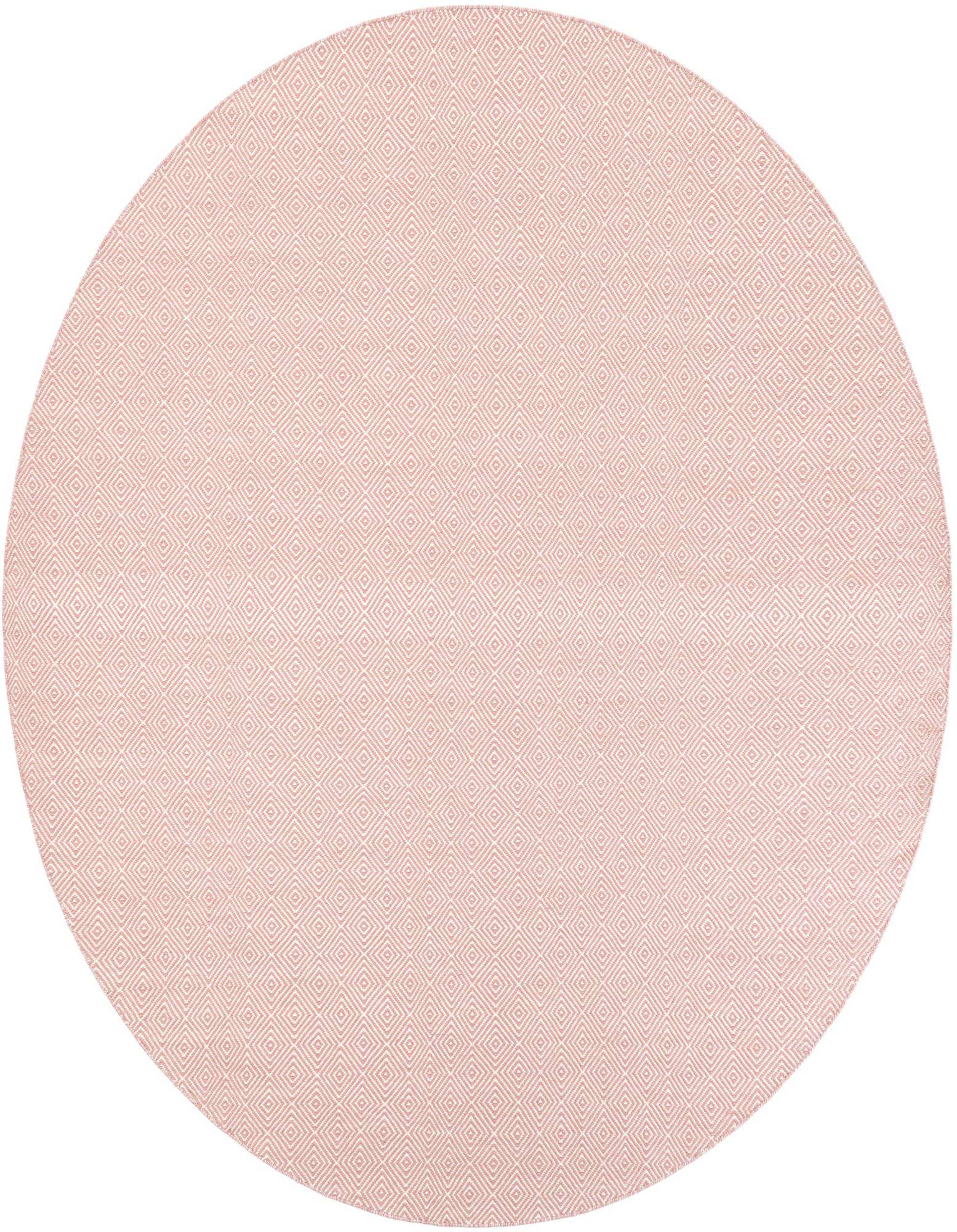 10' x 10' Hand Woven Geo Trellis Flatweave Round Rug