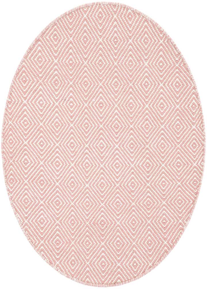 3' 1 x 3' 1 Hand Woven Geo Trellis Flatweave Round Rug