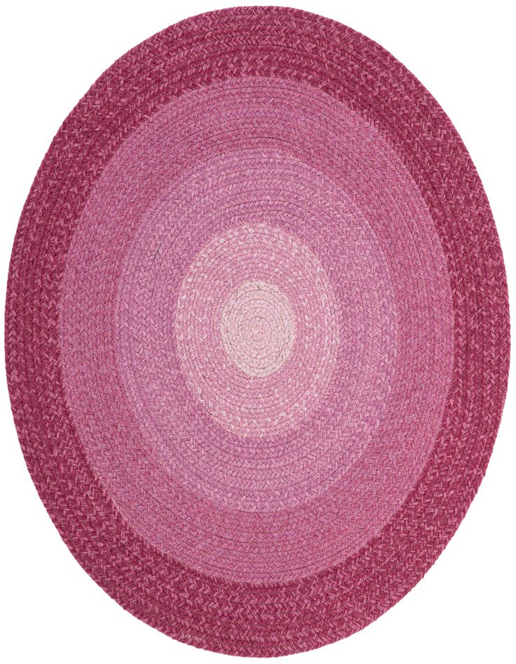 Detail image of 3' 1 x 3' 1  Hand Hand Braided Wool Round Rug