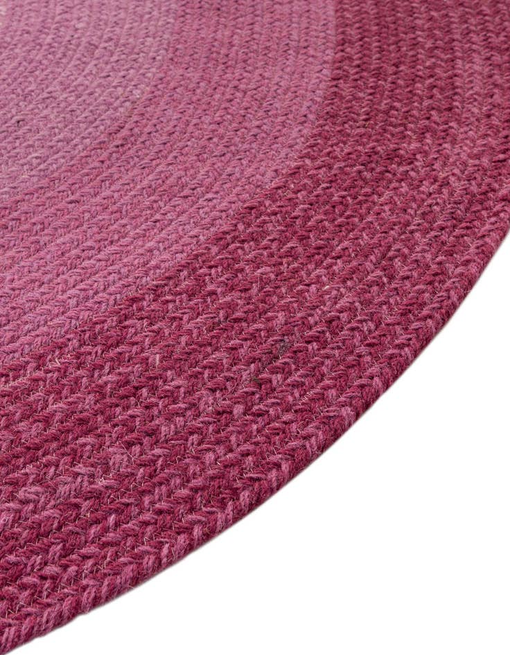 Detail image of 5' 1 x 5' 1  Hand Hand Braided Wool Round Rug