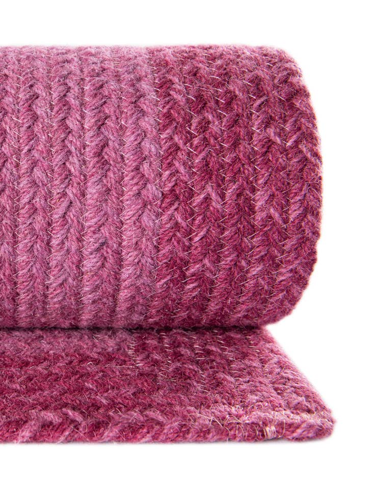 Detail image of 5' 1 x 5' 1  Hand Hand Braided Wool Round Rug