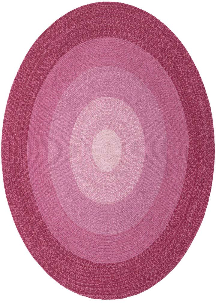 5' 1 x 5' 1 Handmade Hand Braided Wool Round Rug