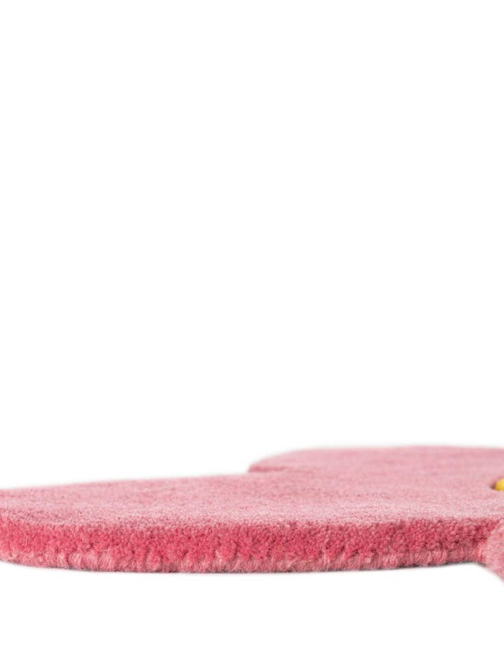 Detail image of 3' 1 x 3' 1 Happy Rugs Funky Flower Wool Round