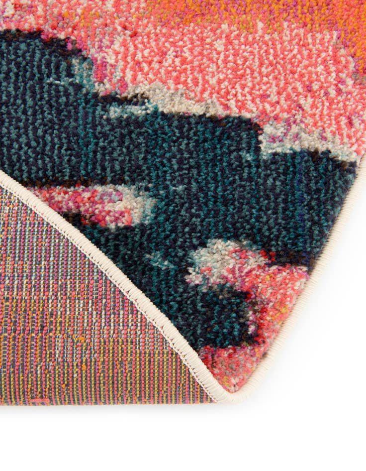 Detail image of 5' 3 x 5' 3 Washable Hyacinth Round Rug