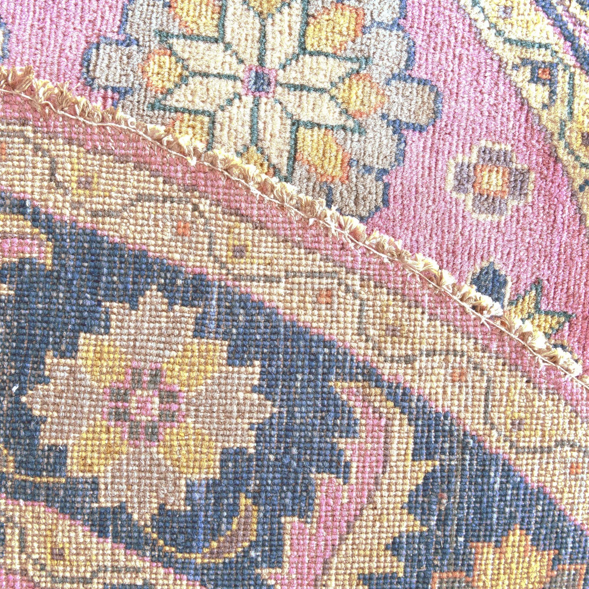 4' 10 x 5' Hand Knotted Kazak Round Rug