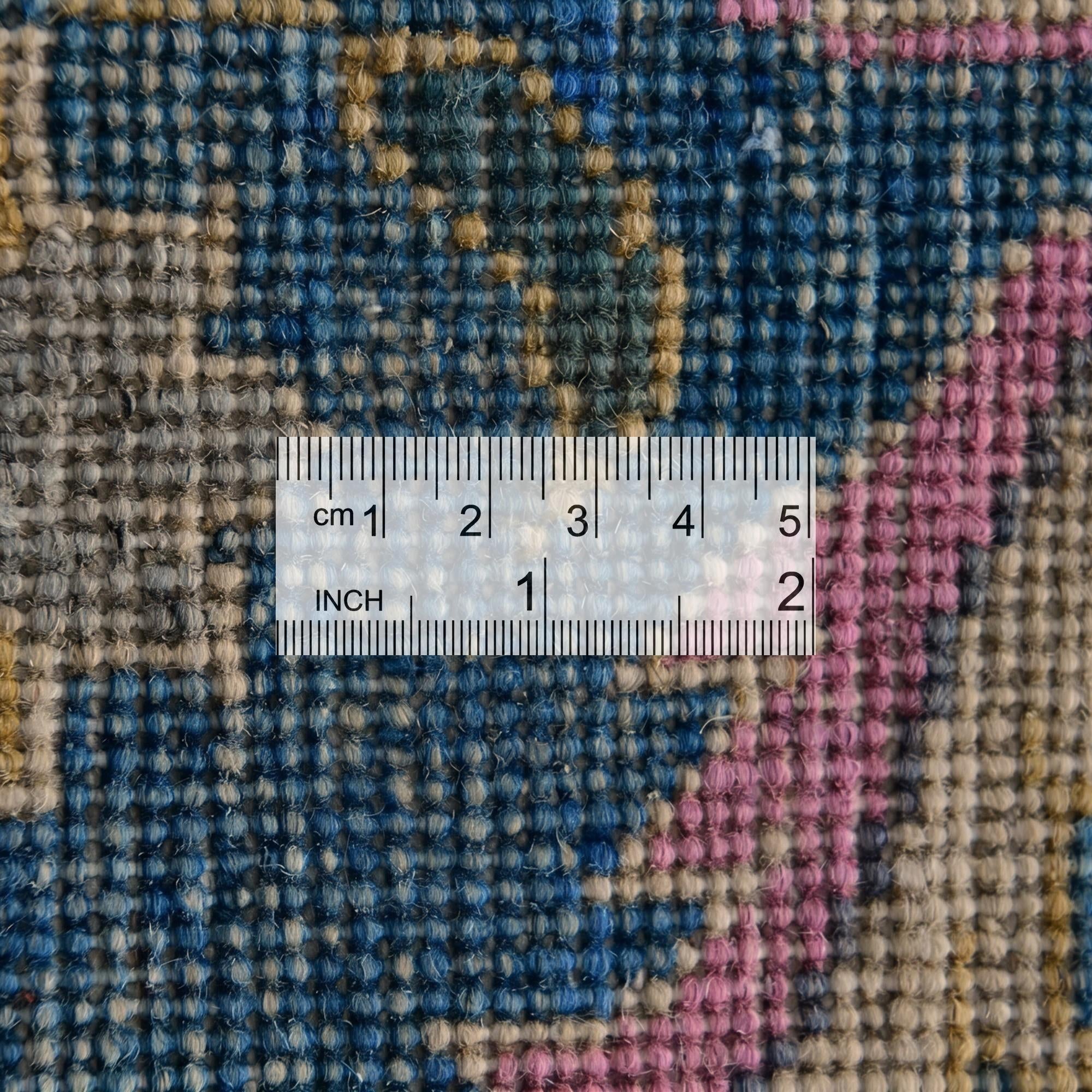 4' 10 x 5' Hand Knotted Kazak Round Rug
