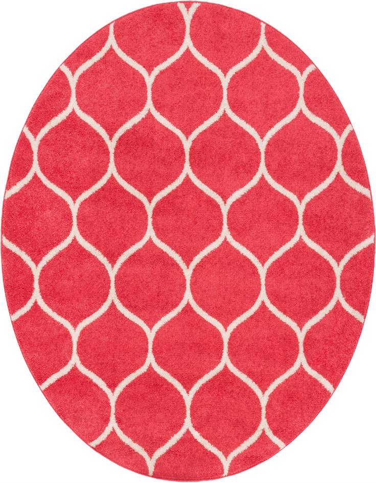 Detail image of 5' x 5' Lattice Frieze Round Rug