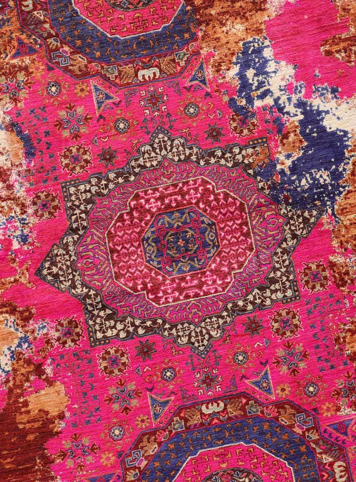 7' 1 x 7' 1 Hand Knotted Mamluk Ziegler Round Rug