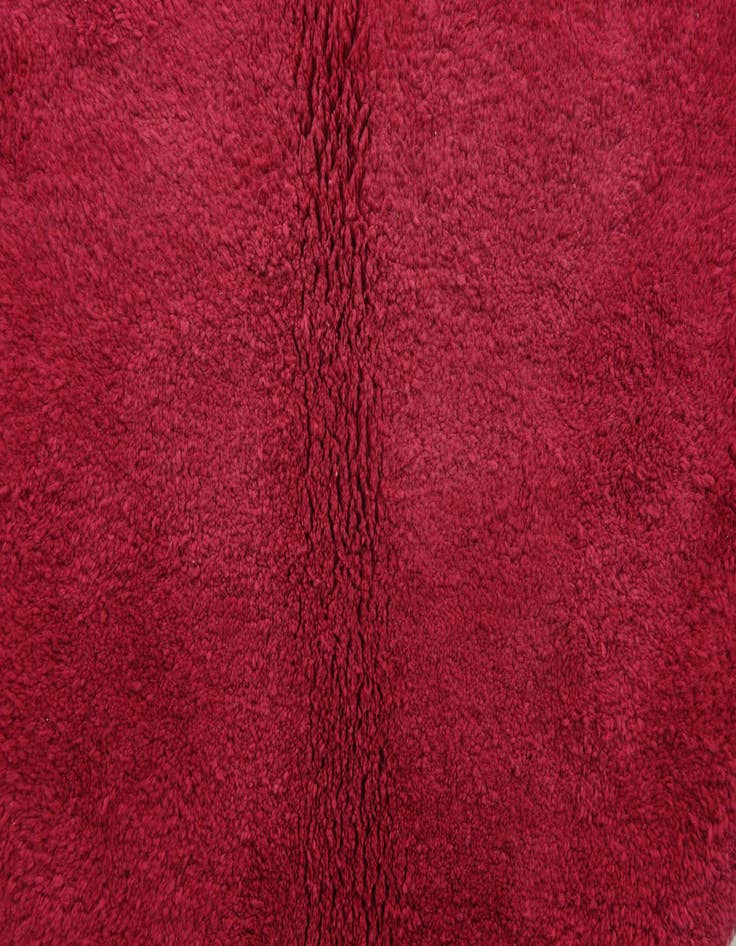 Detail image of 4' 8 x 5'  Hand Knotted Moroccan Wool Round Rug