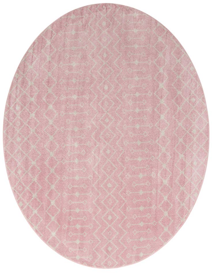 Detail image of 10' x 10' Moroccan Trellis Round Rug