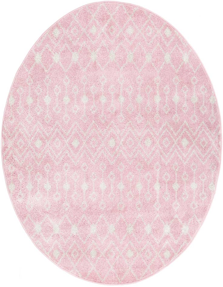Detail image of 5' 3 x 5' 3 Moroccan Trellis Round Rug