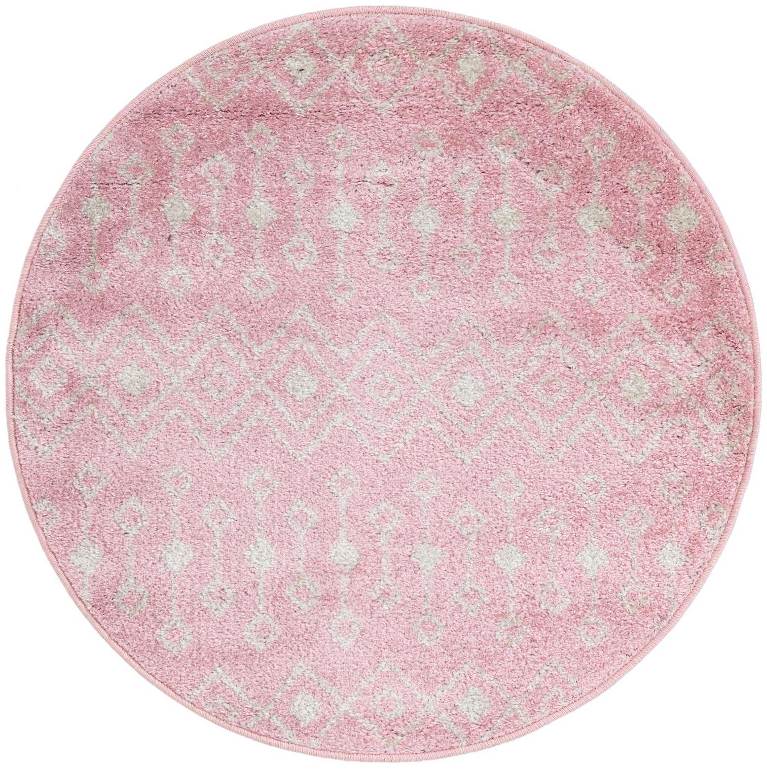 3' x 3' Moroccan Trellis Round Rug