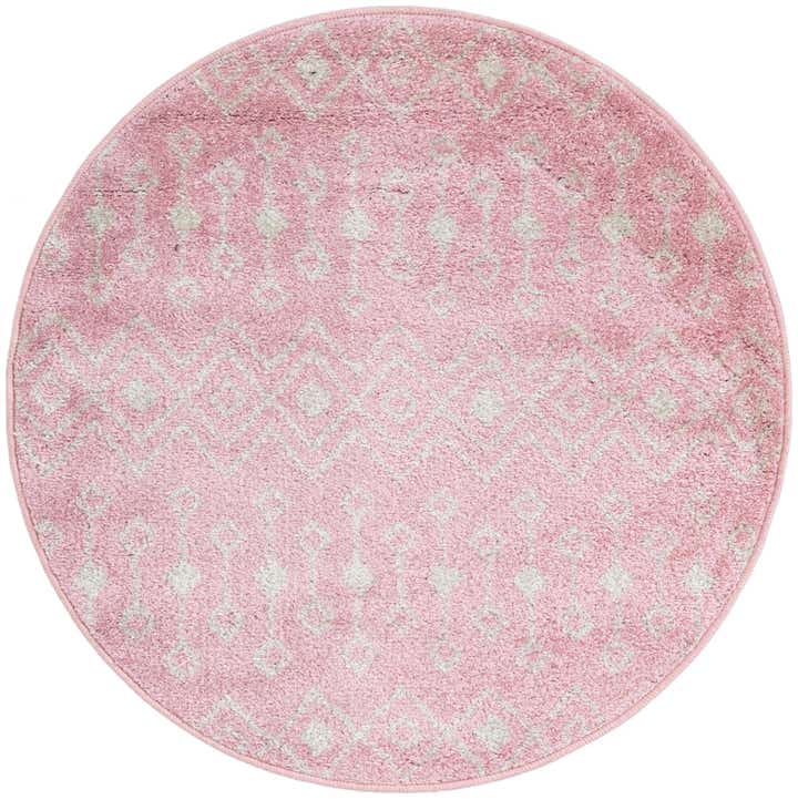 3' x 3' Moroccan Trellis Round Rug