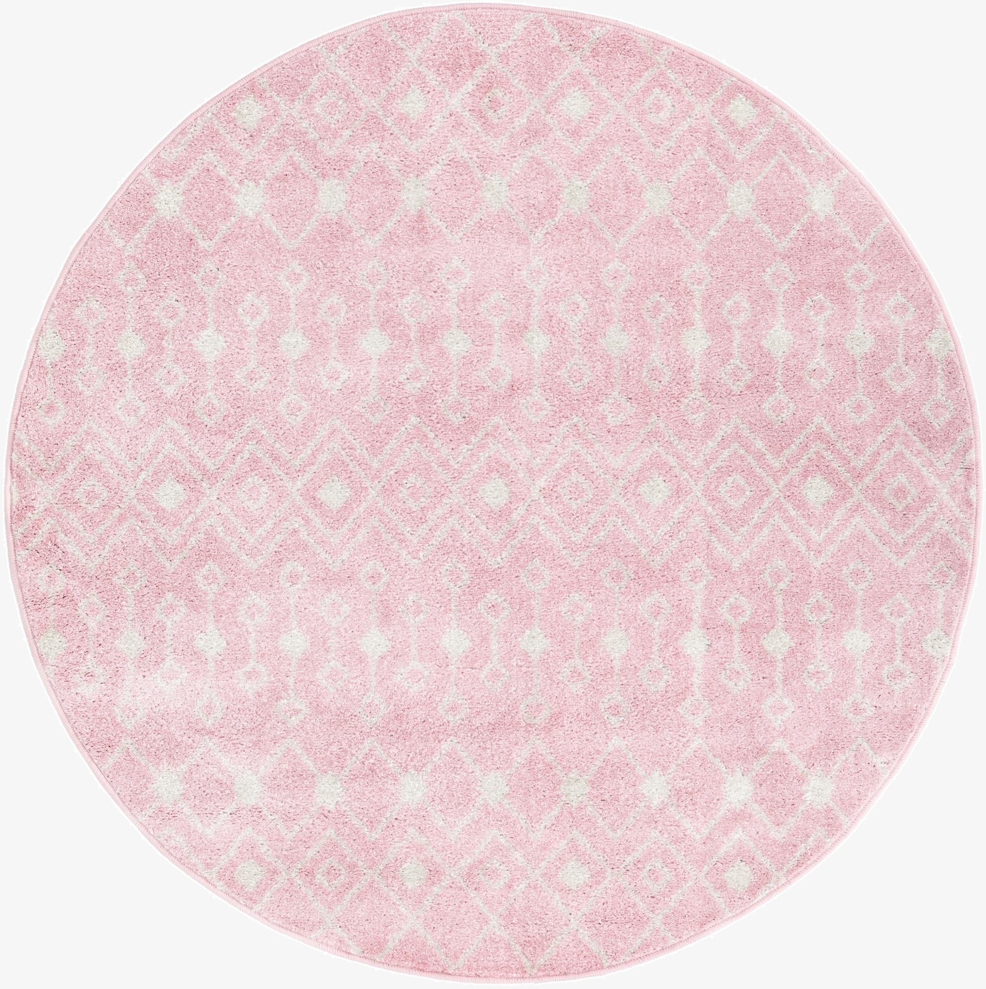 Primary image 5' 3 x 5' 3 Moroccan Trellis Round Rug